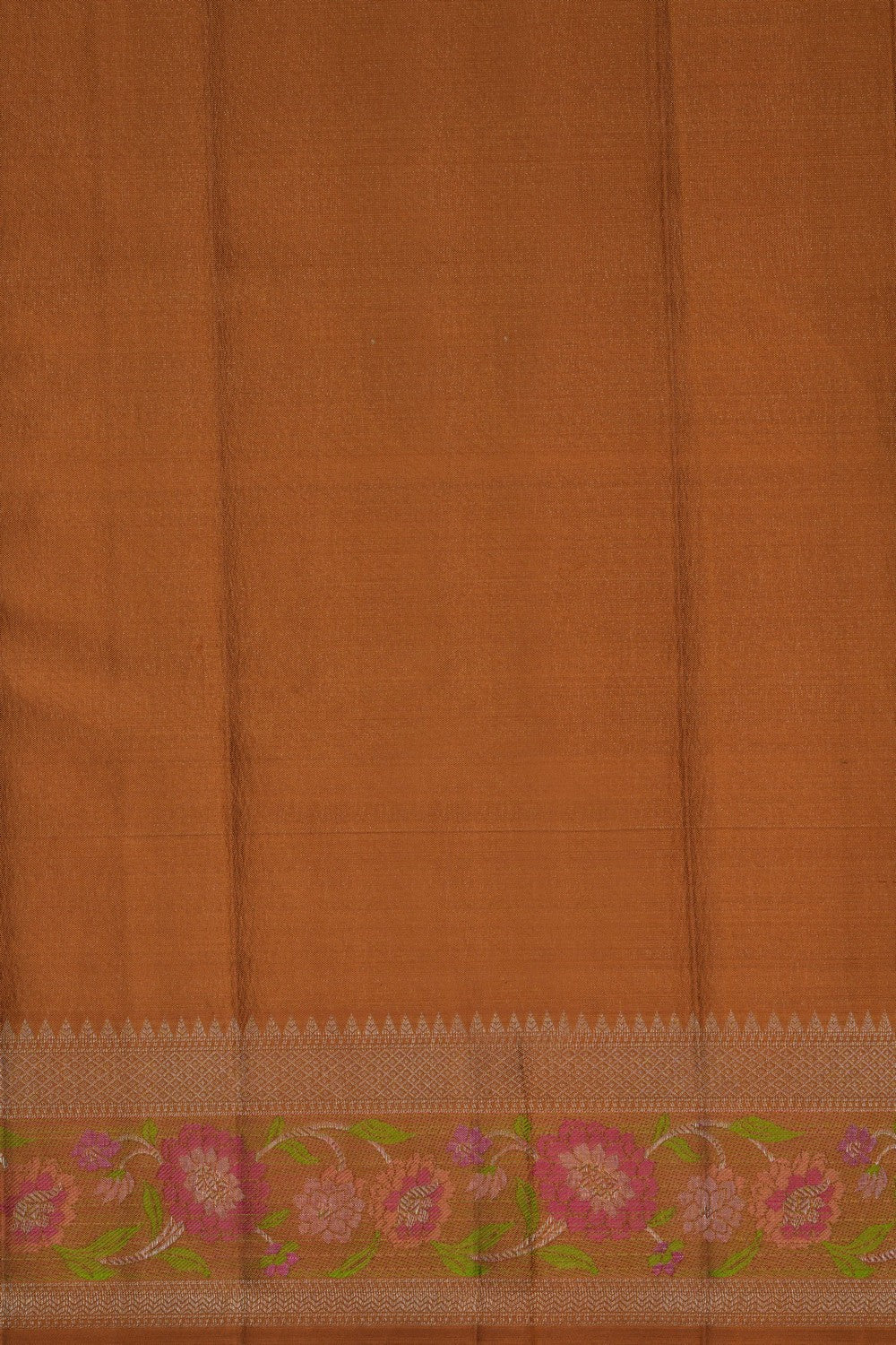 Arani Brocade Silk Beige Saree