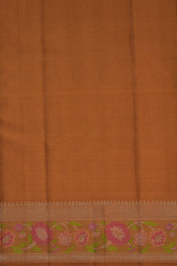 Image of Arani Brocade Silk Beige Saree