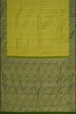 Image of Arani Tissue Silk Vibrant Green Saree