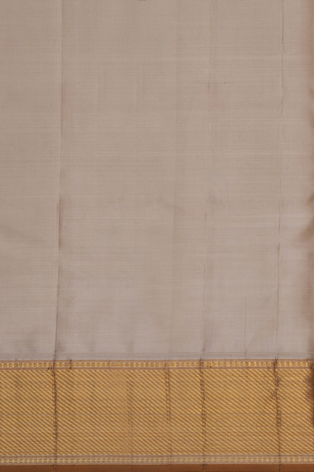 Image of Arani Brocade Silk Off-White Saree