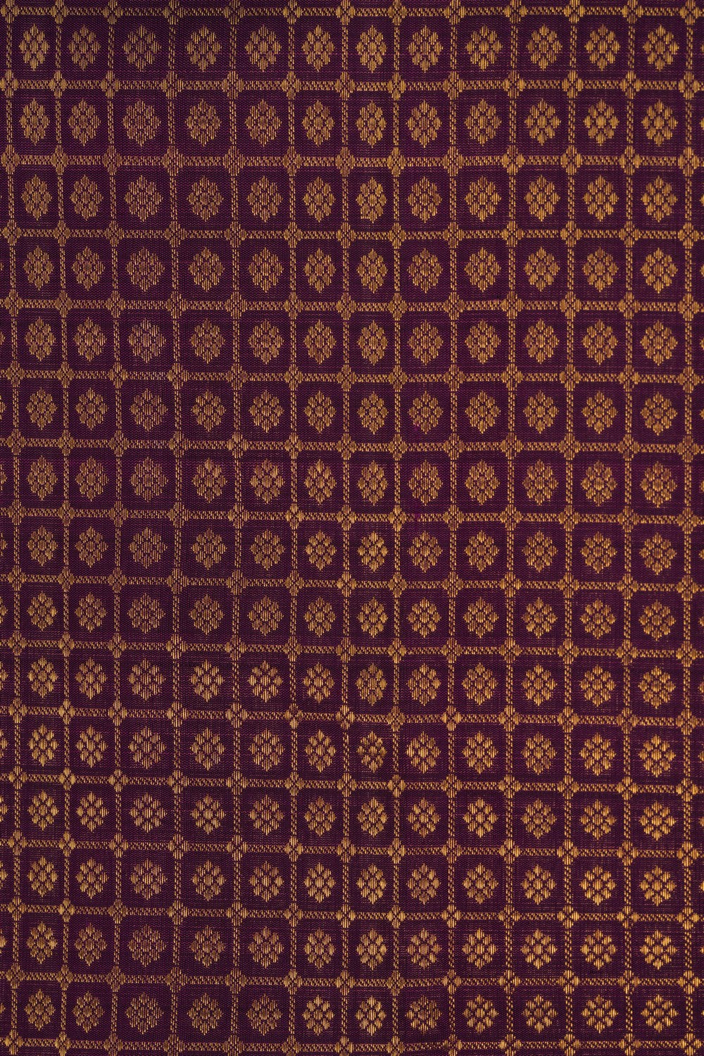 Image of Arani Silk Brocade Violet Saree