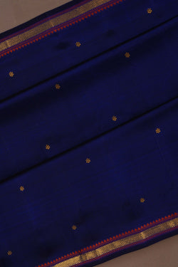 Image of Arani Silk Indigo Blue Saree