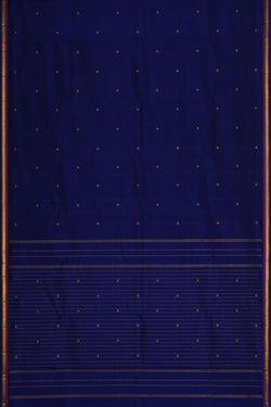 Image of Arani Silk Indigo Blue Saree