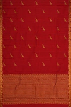 Image of Arani Silk Red Saree