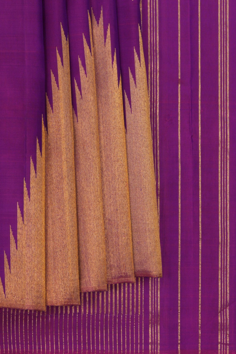 Arani Silk Magenta Saree