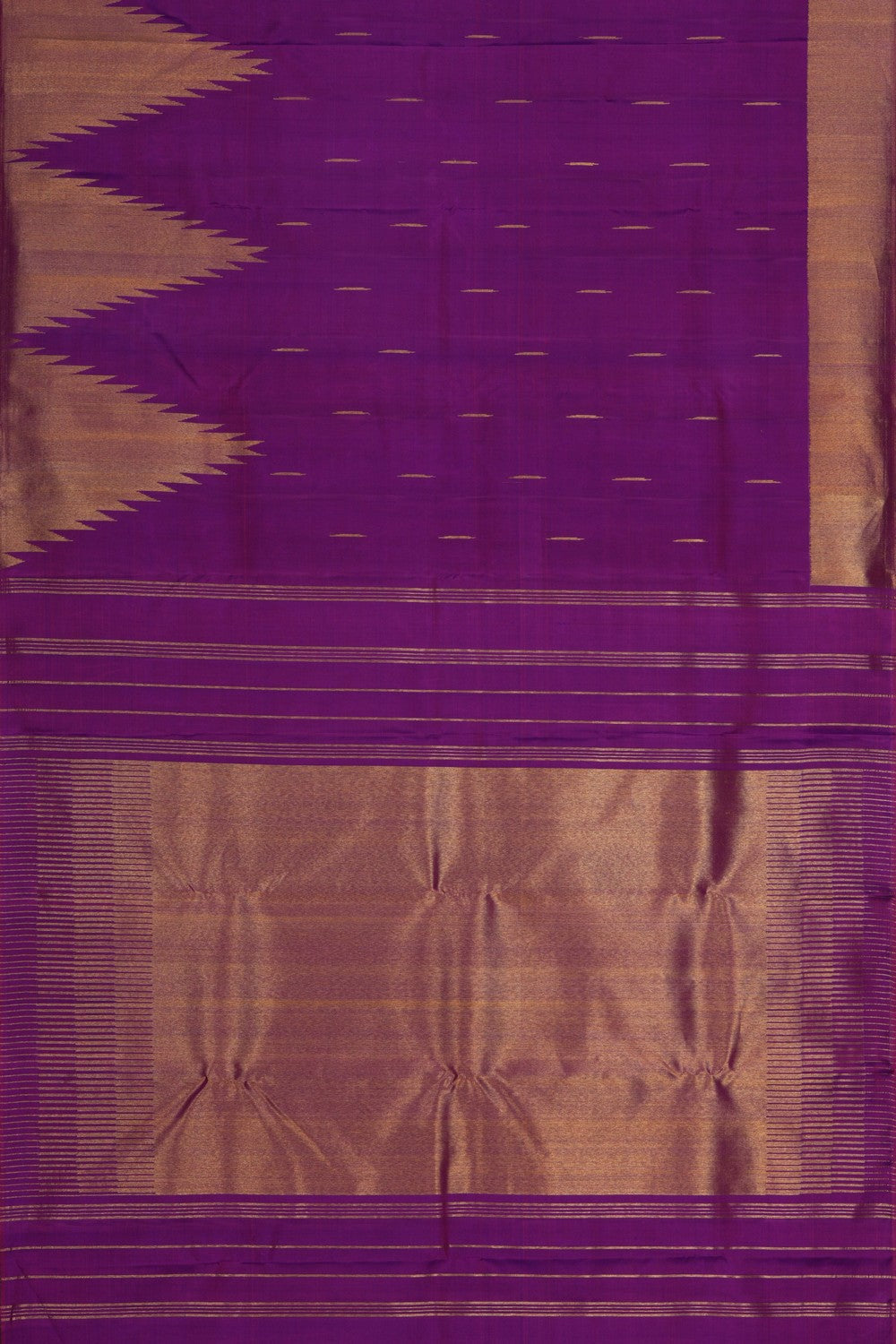Arani Silk Magenta Saree