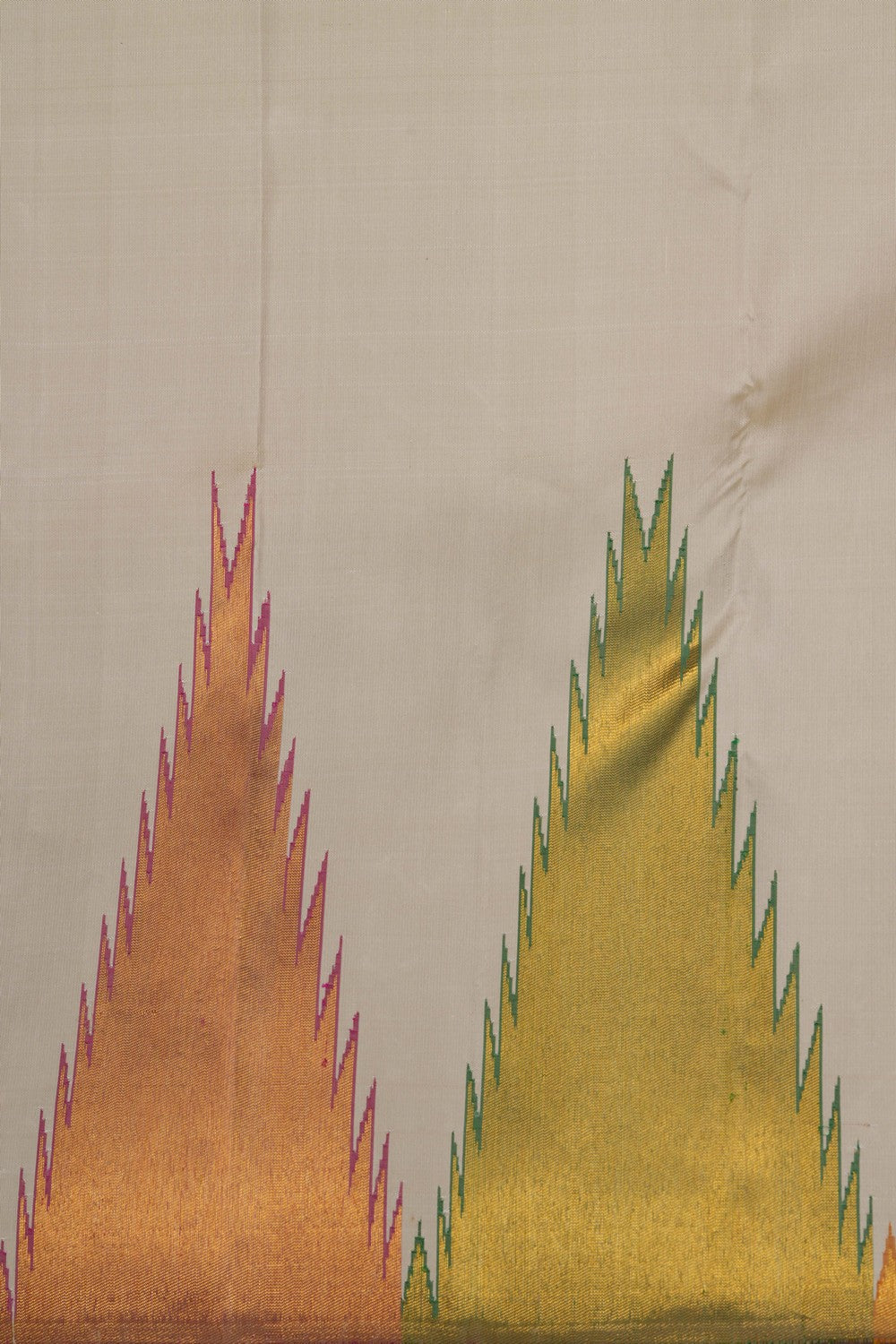 Image of Arani Silk Off White Saree