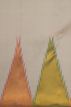 Image of Arani Silk Off White Saree