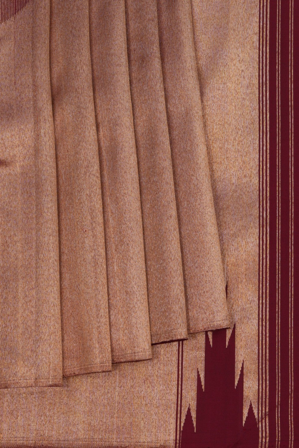 Image of Arani Silk Maroon Saree