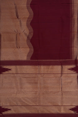 Image of Arani Silk Maroon Saree