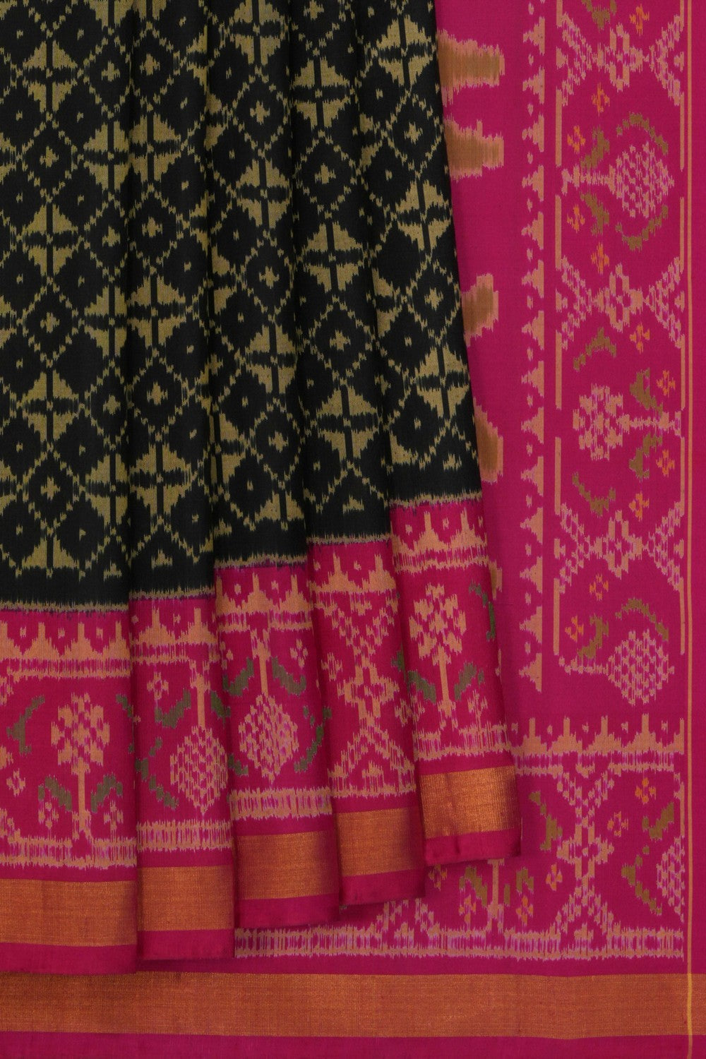 Image of Rajkot Silk Black Saree