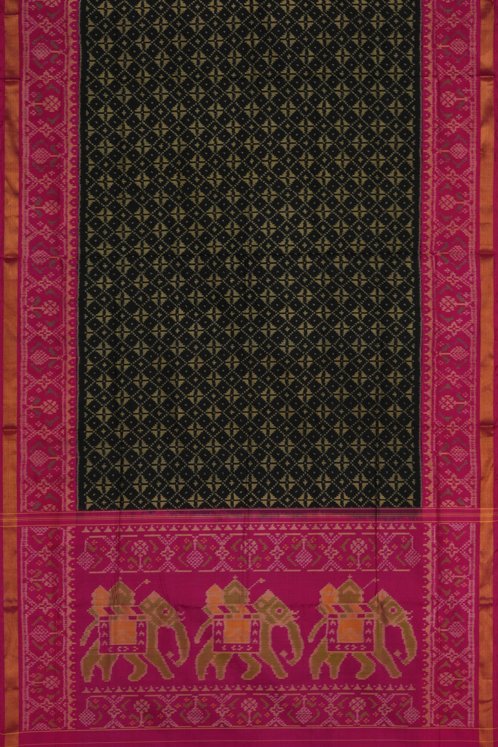 Image of Rajkot Silk Black Saree