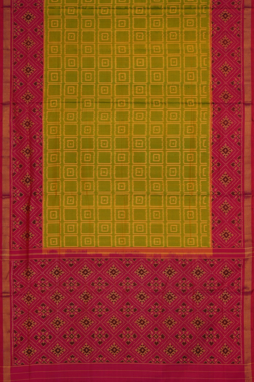 Rajkot Silk Green Saree