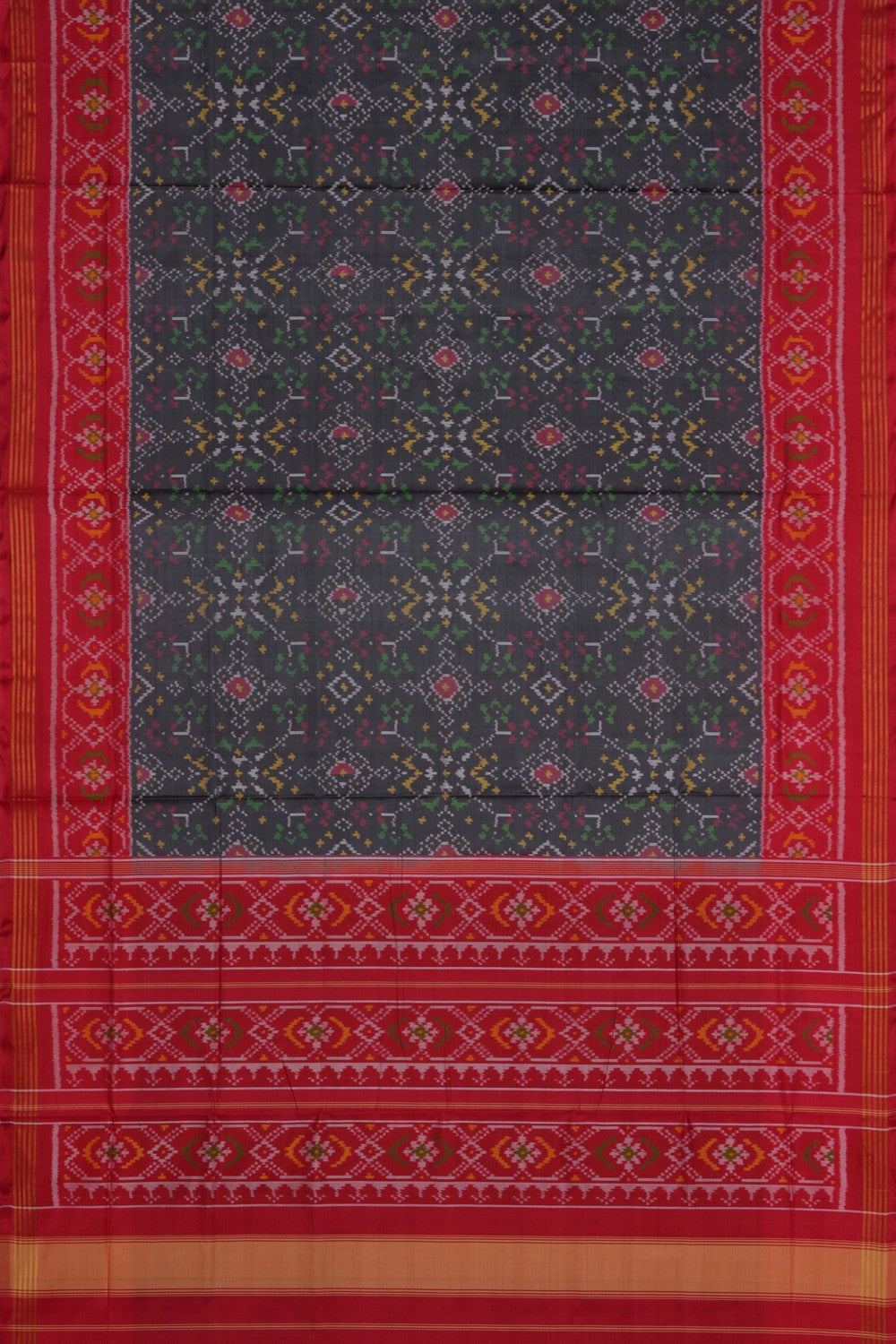 Image of Rajkot Silk Grey Saree