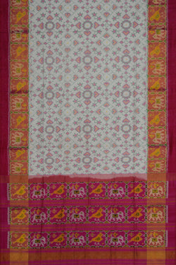 Image of Rajkot Silk White Saree