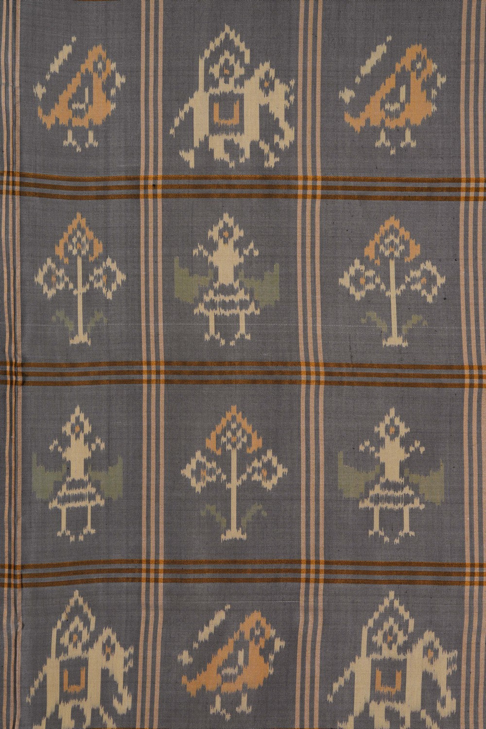 Image of Rajkot Silk Grey Saree