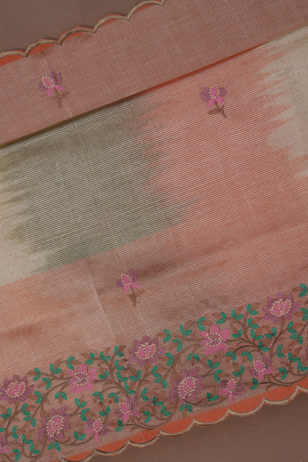 Mangalgiri Embroidery Saree