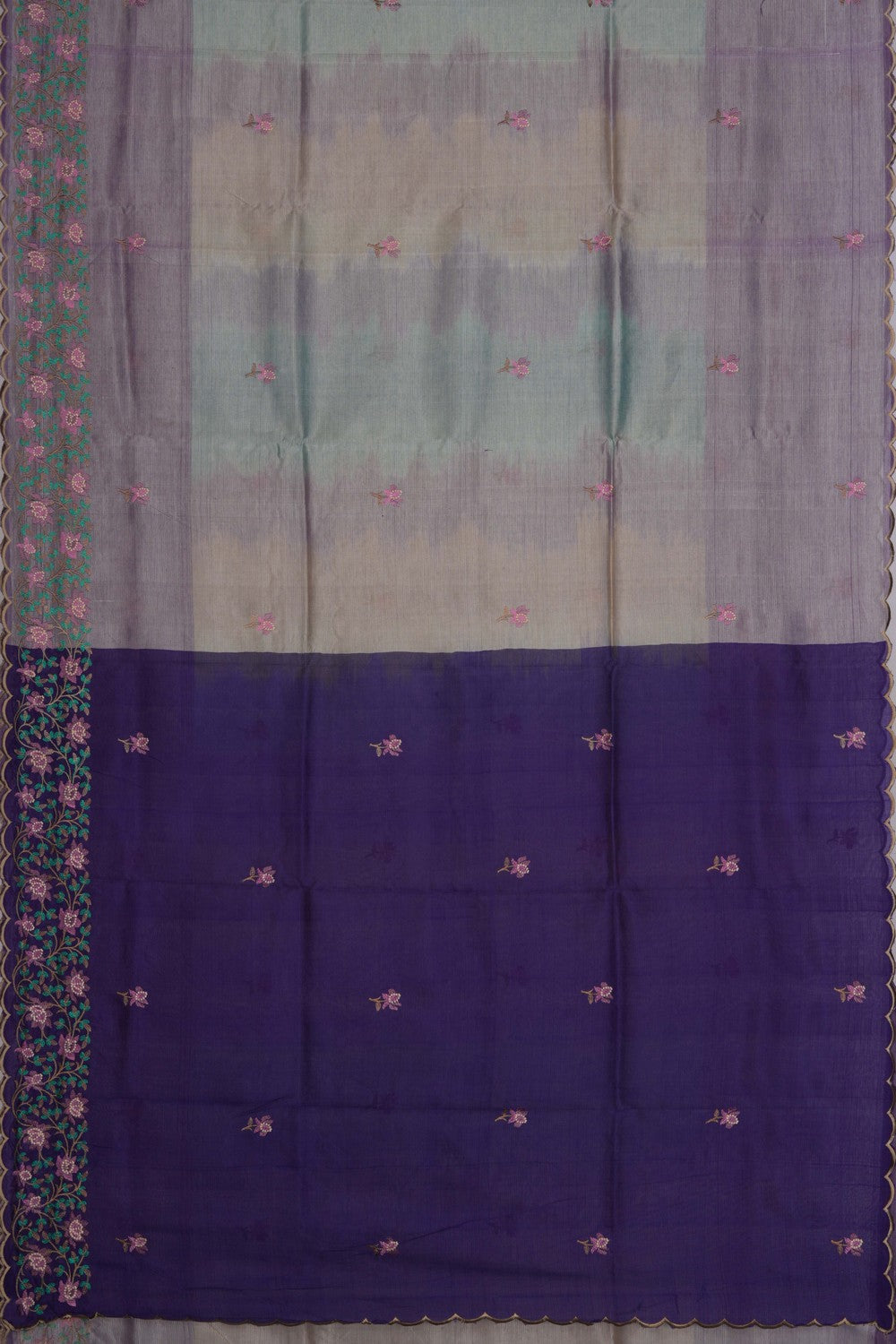 Mangalgiri Embroidery Saree
