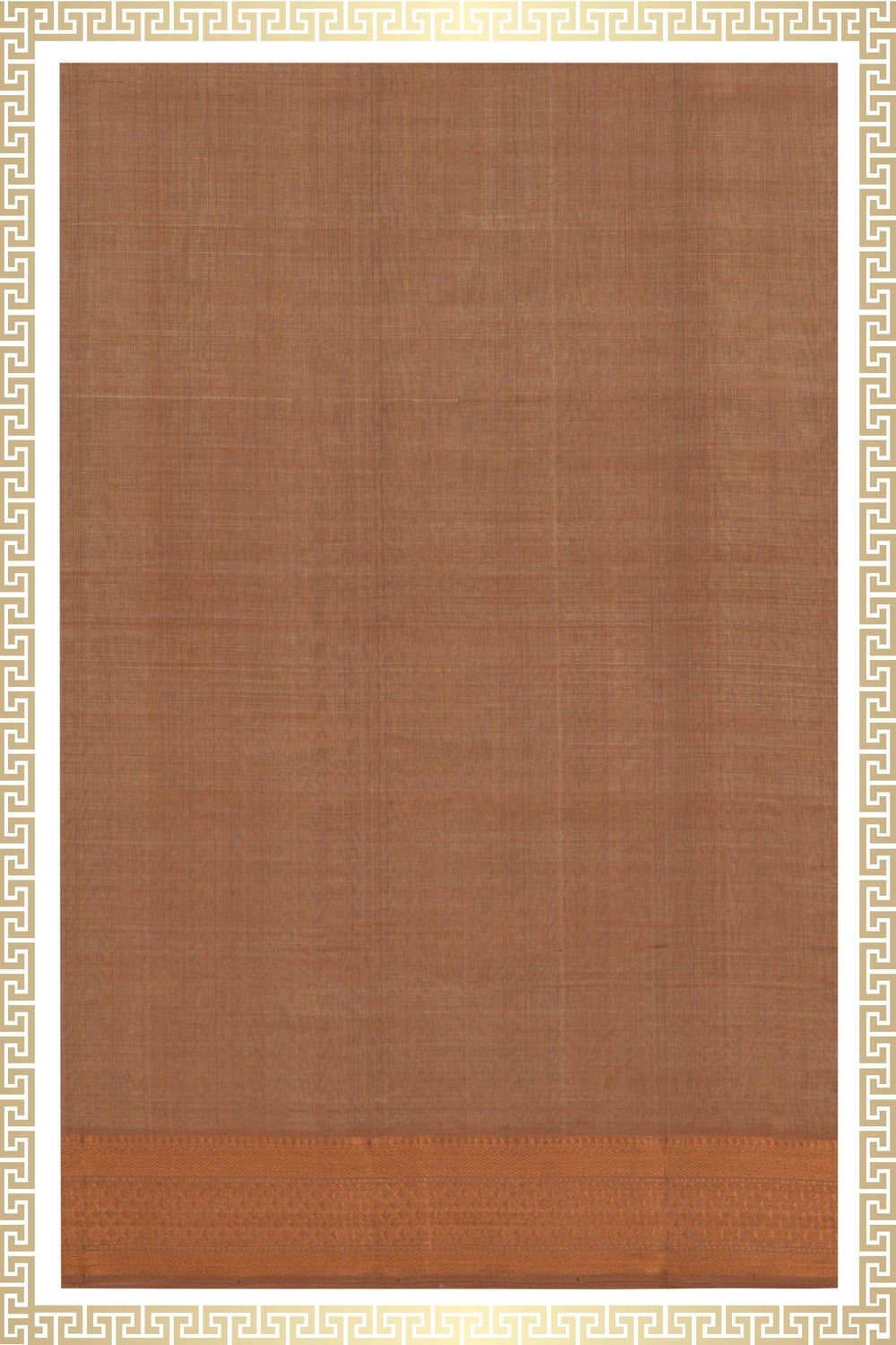 Image of Mangalgiri Silk Beige Dhoti With Kanduva (8 X 4)