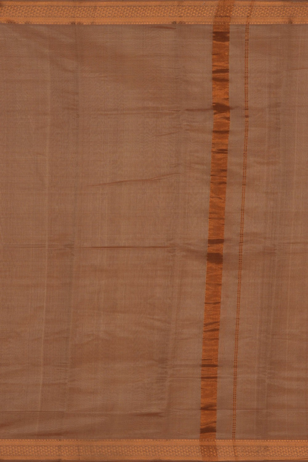 Image of Mangalgiri Silk Beige Dhoti With Kanduva (8 X 4)