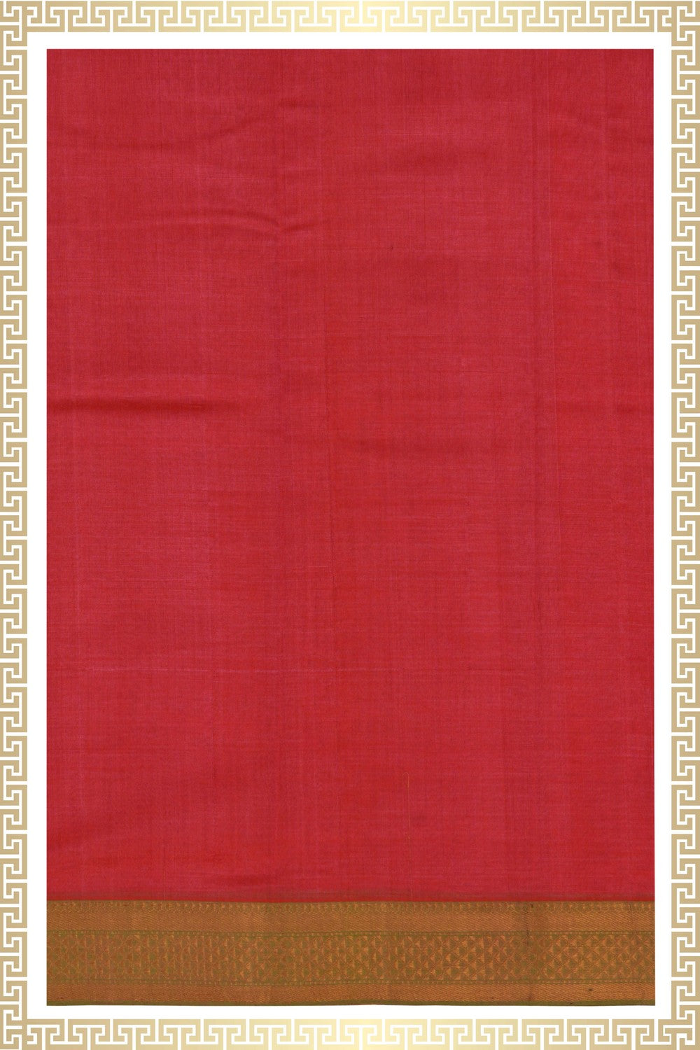 Image of Mangalgiri Silk Pink Dhoti With Kanduva (8 X 4)