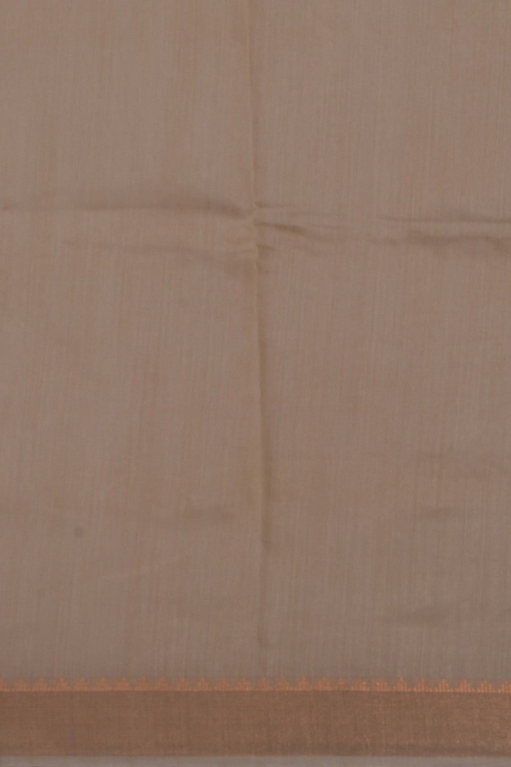 Image of Tussar Silk Ivory Off-White Saree