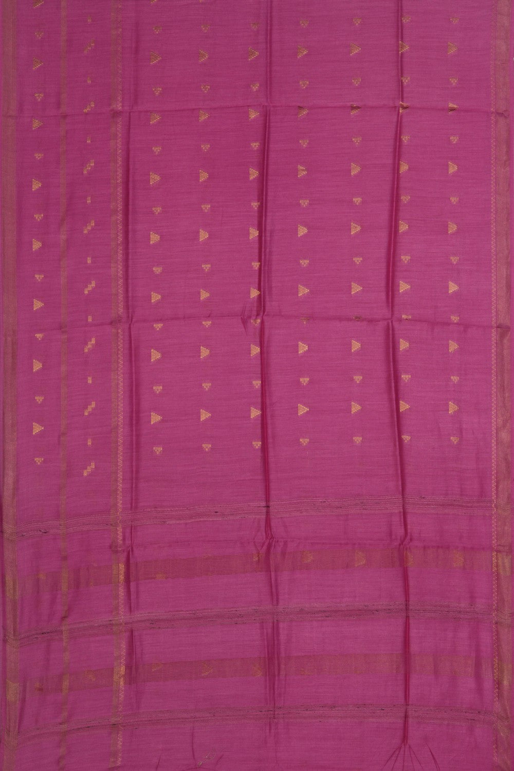 Tussar Silk Pink Saree