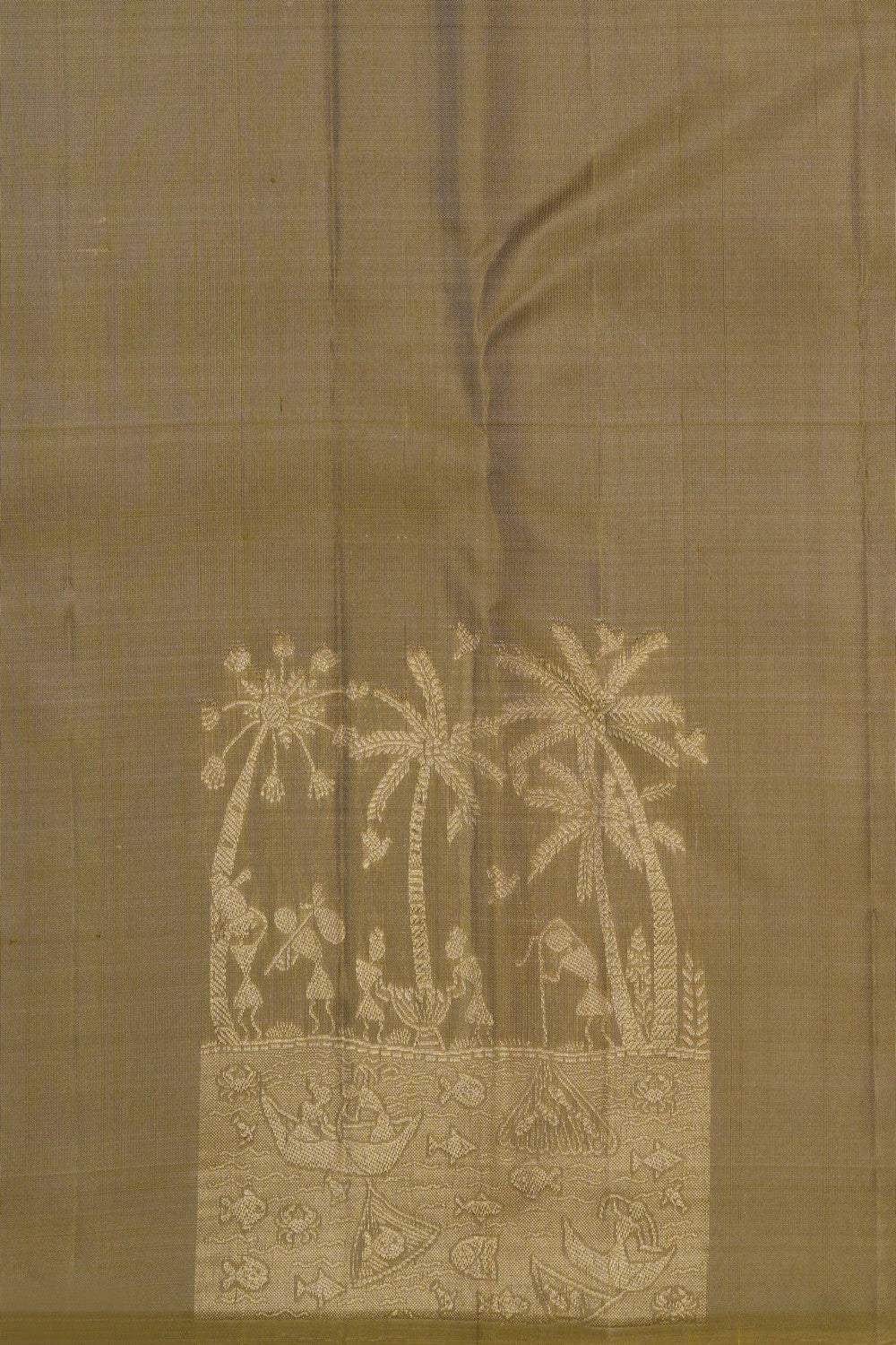 Image of Arani Silk Purple Saree