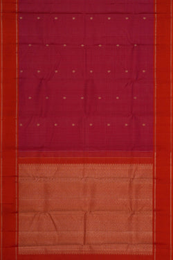 Image of Arani Silk Kattam Pink Saree