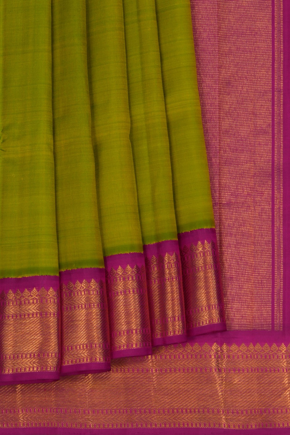 Arani Silk Green Saree