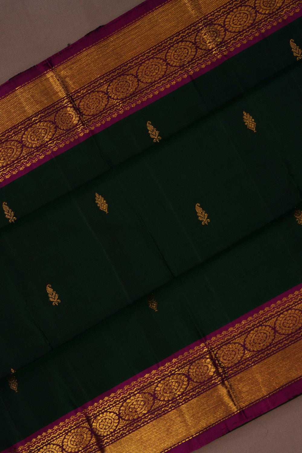 Arani Silk Green Saree