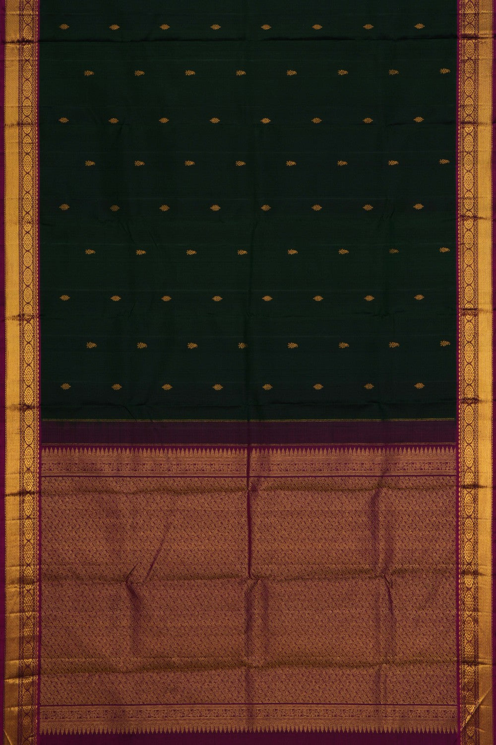 Image of Arani Silk Green Saree