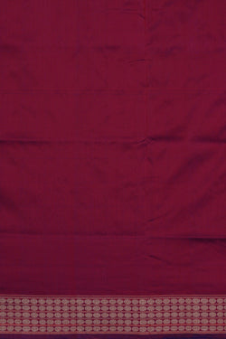 Image of Sambalpuri Silk Purple Saree