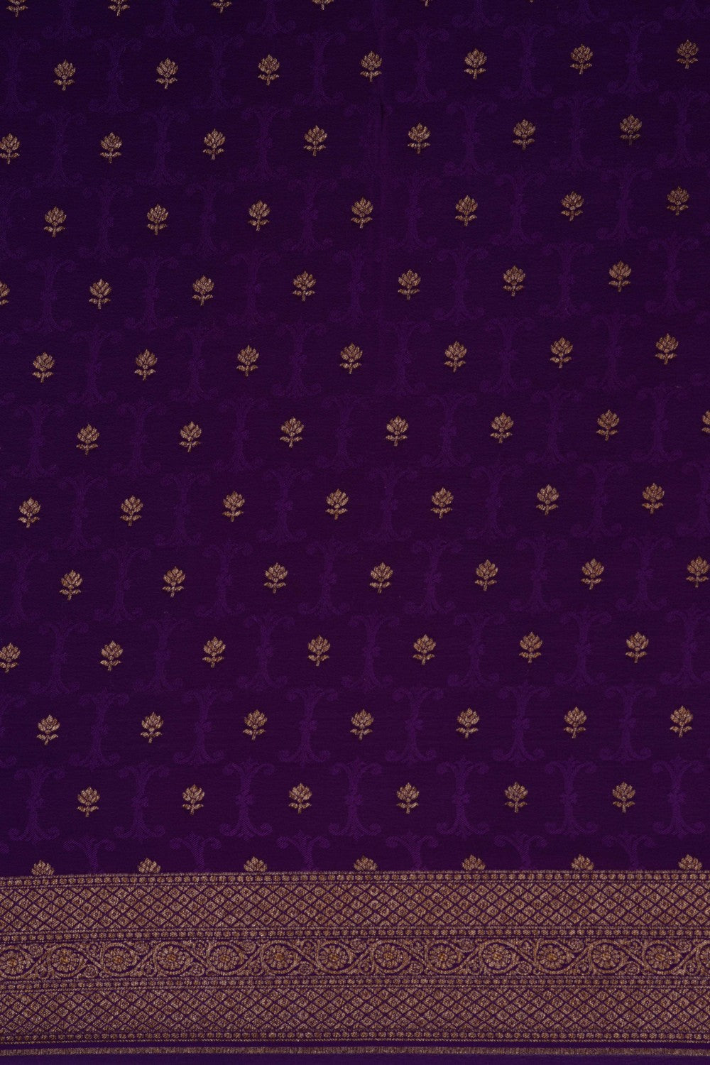 Image of Banarasi Crepe Red Saree