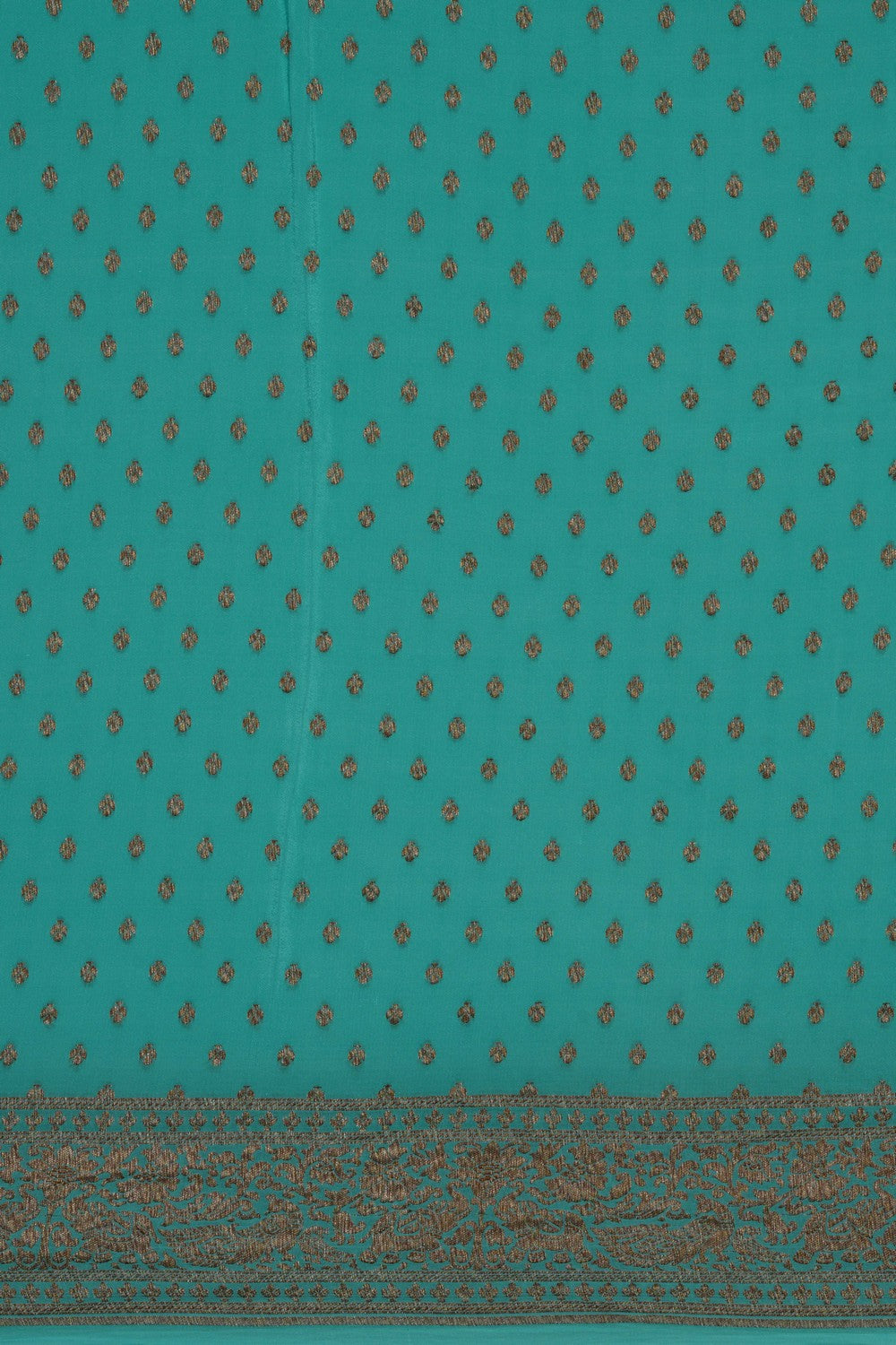 Image of Banarasi Crepe Navy Blue Saree