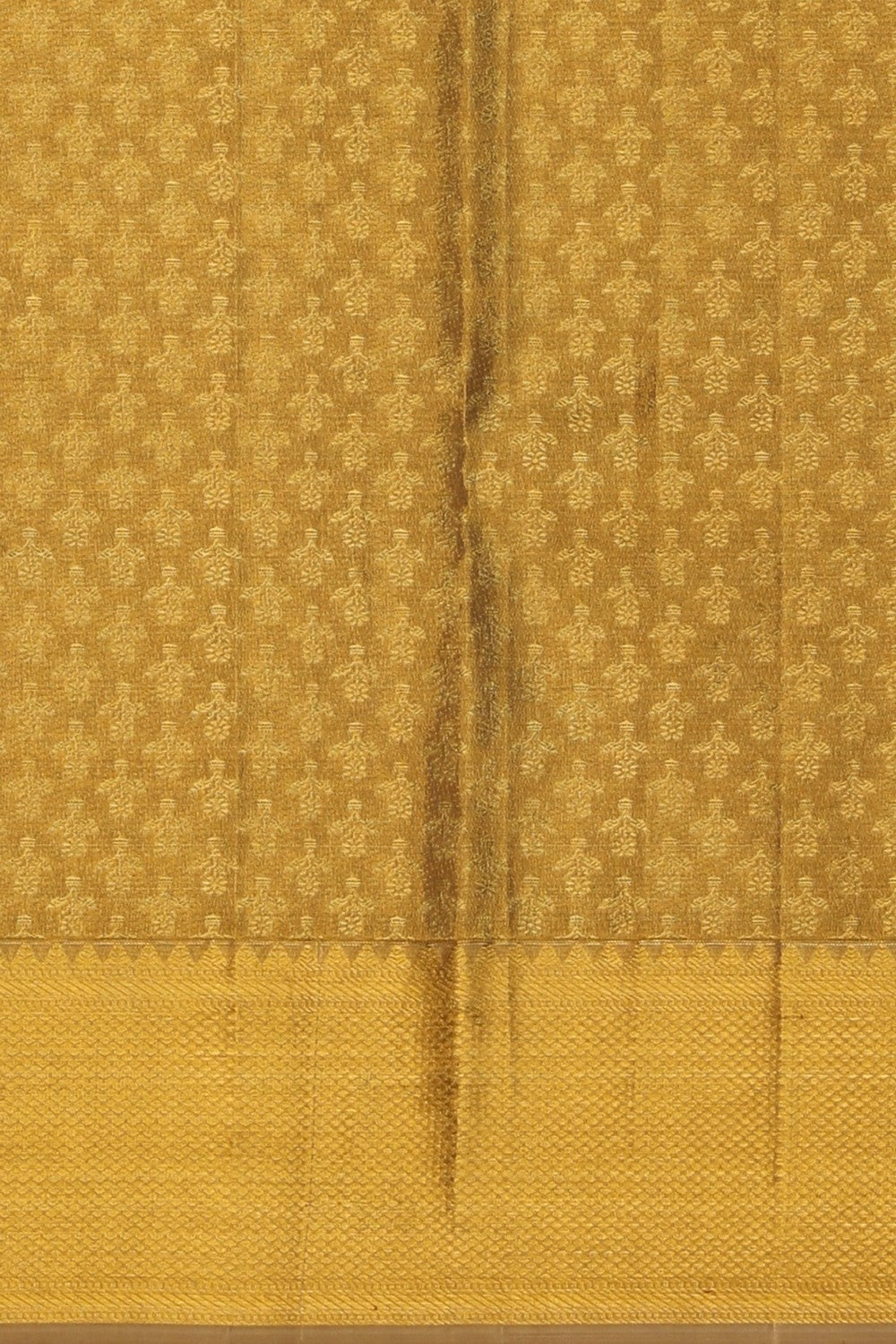 Image of Kanchipattu Brocade Gold Saree