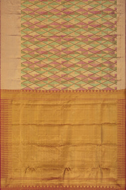 Image of Kanchipattu Brocade Muli-Colour Saree