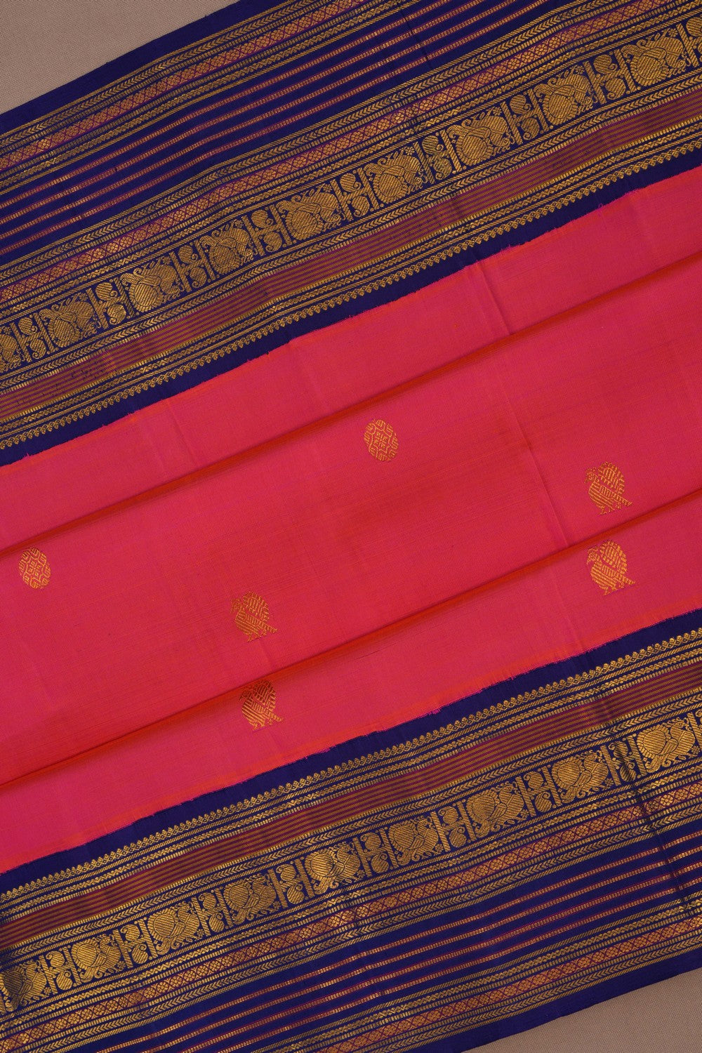 Arani Silk Pink Saree