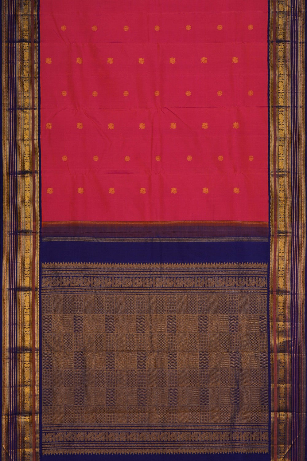 Arani Silk Pink Saree