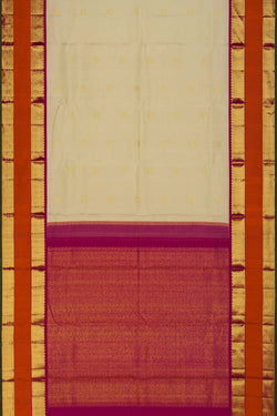 Image of Arani Silk Cream Saree