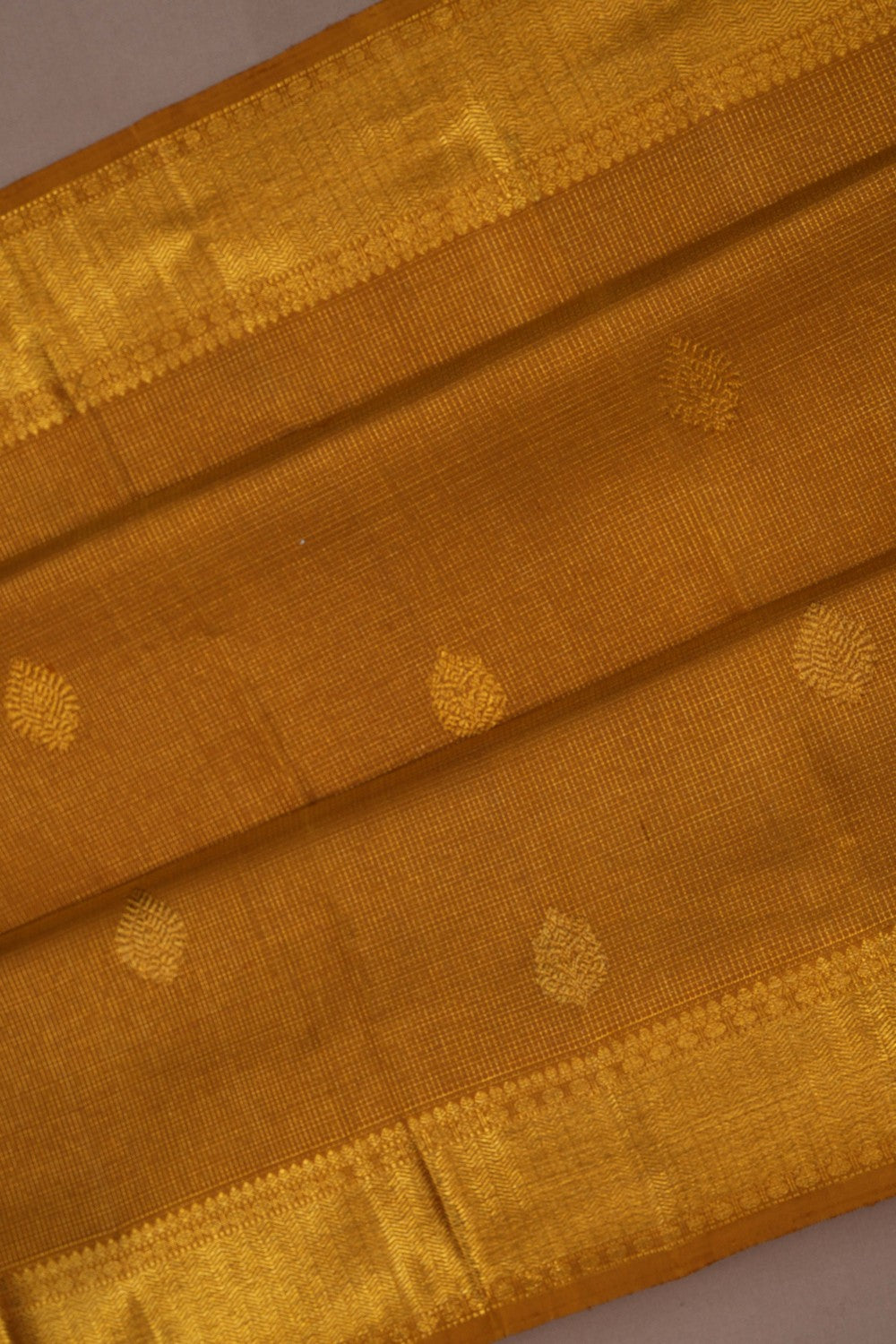 Image of Arani Silk Moss Green Saree