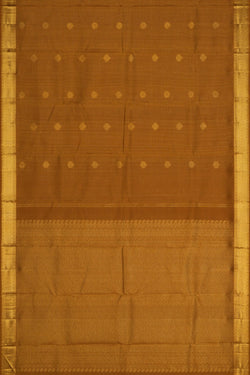 Image of Arani Silk Moss Green Saree