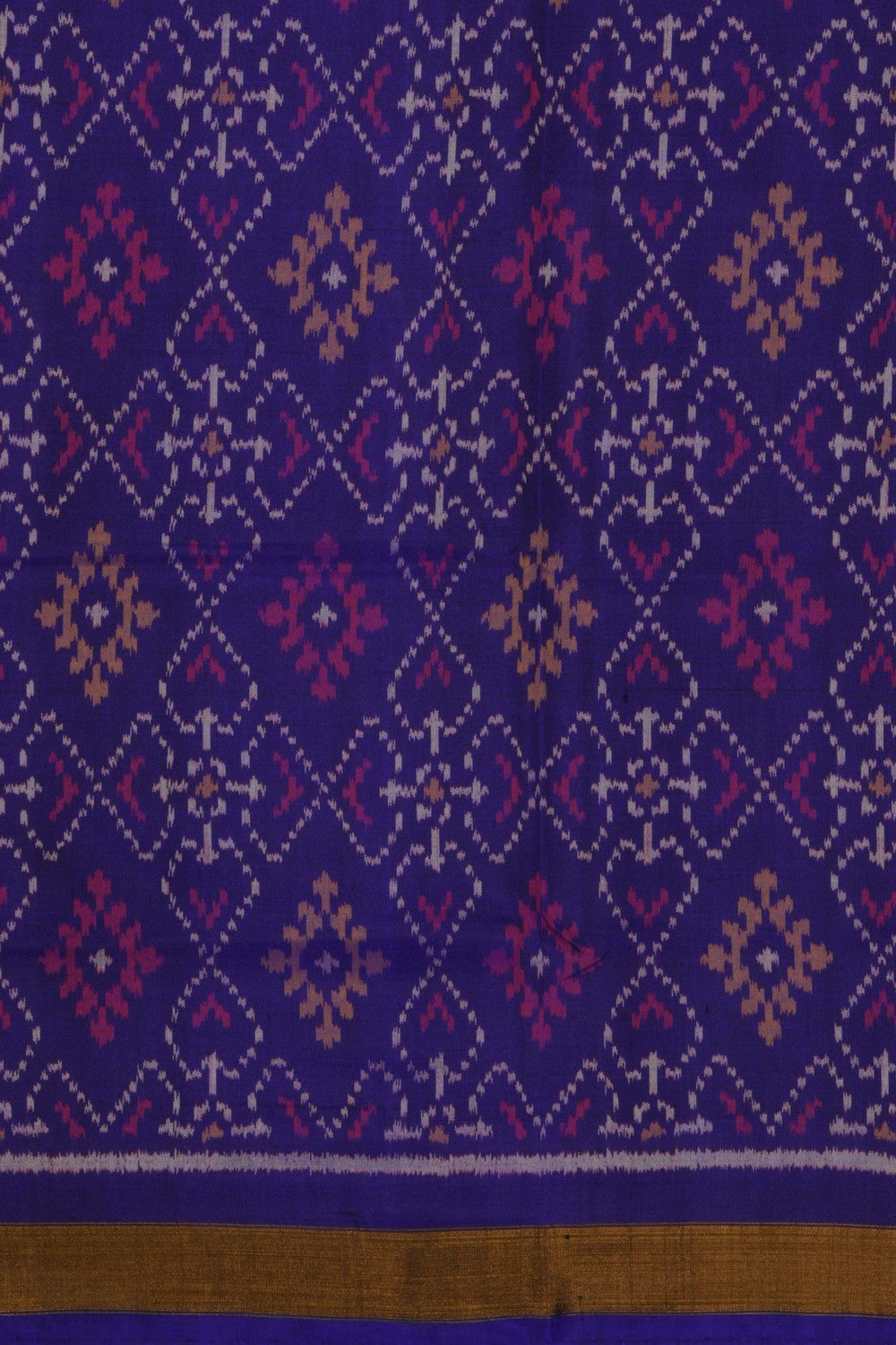 Rajkot Patola Silk Unstitched Suit With Dupatta (3 Pcs Set)