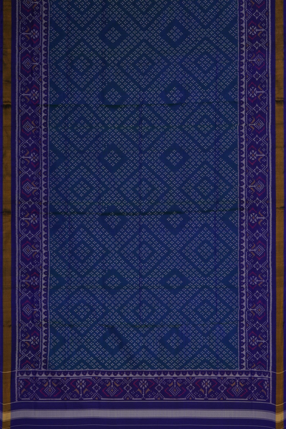 Rajkot Patola Silk Unstitched Suit With Dupatta (3 Pcs Set)