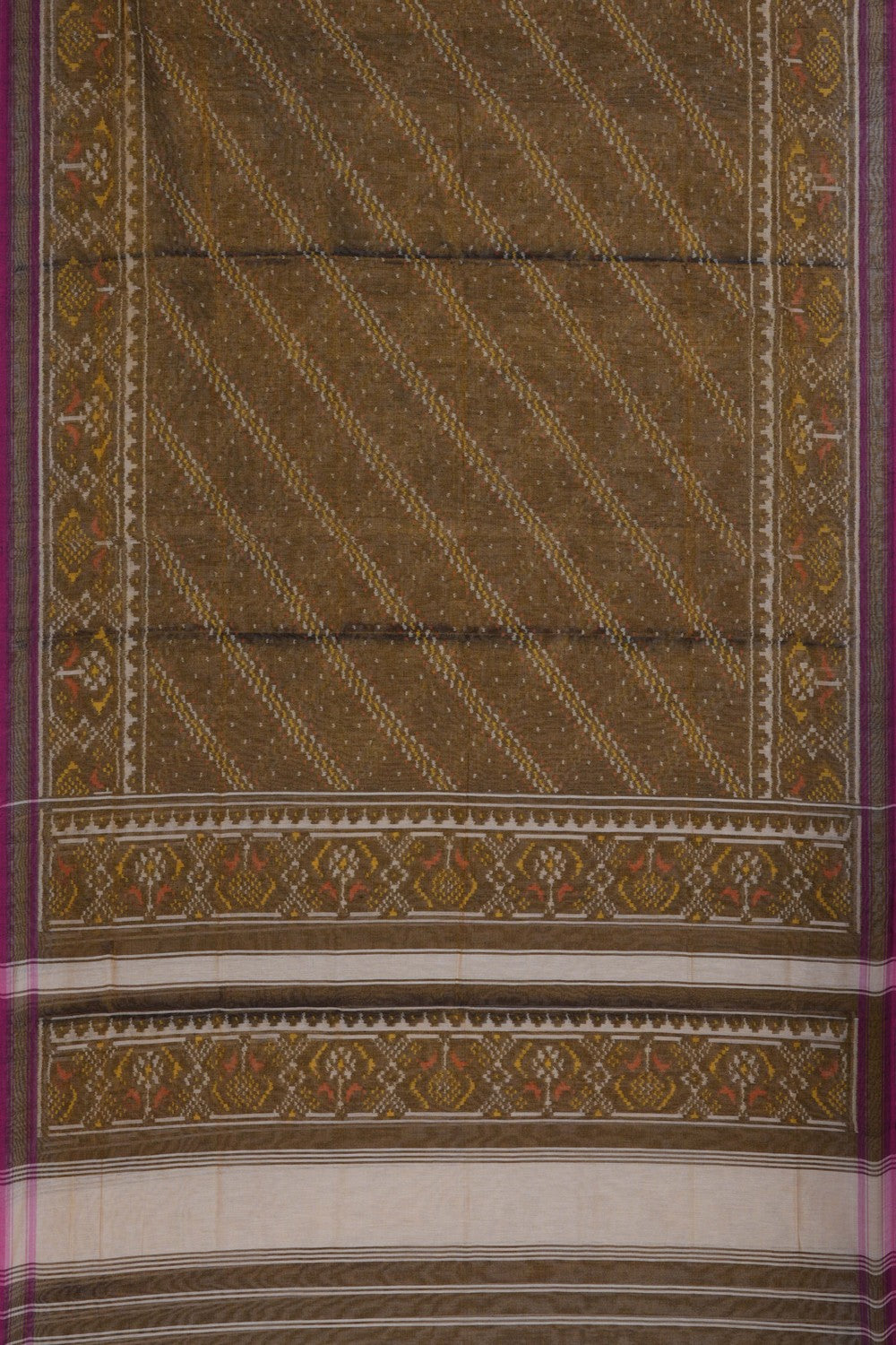 Image of Rajkot Patola Silk Unstitched Suit With Dupatta (3 Pcs Set)