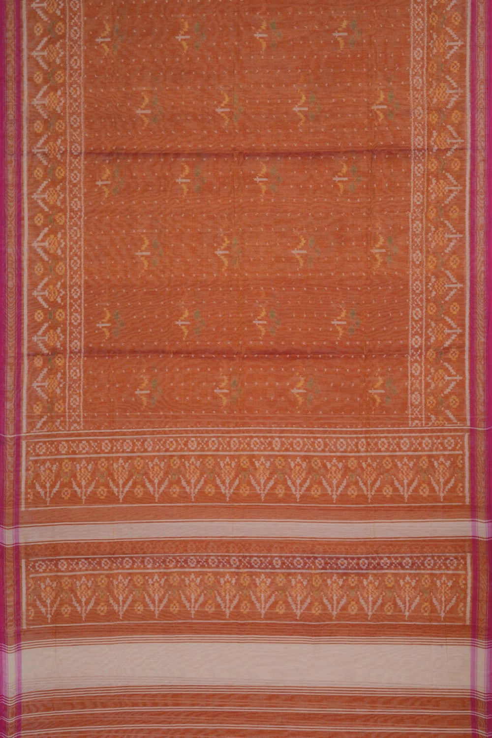Rajkot Patola Silk Unstitched Suit With Dupatta (3 Pcs Set)