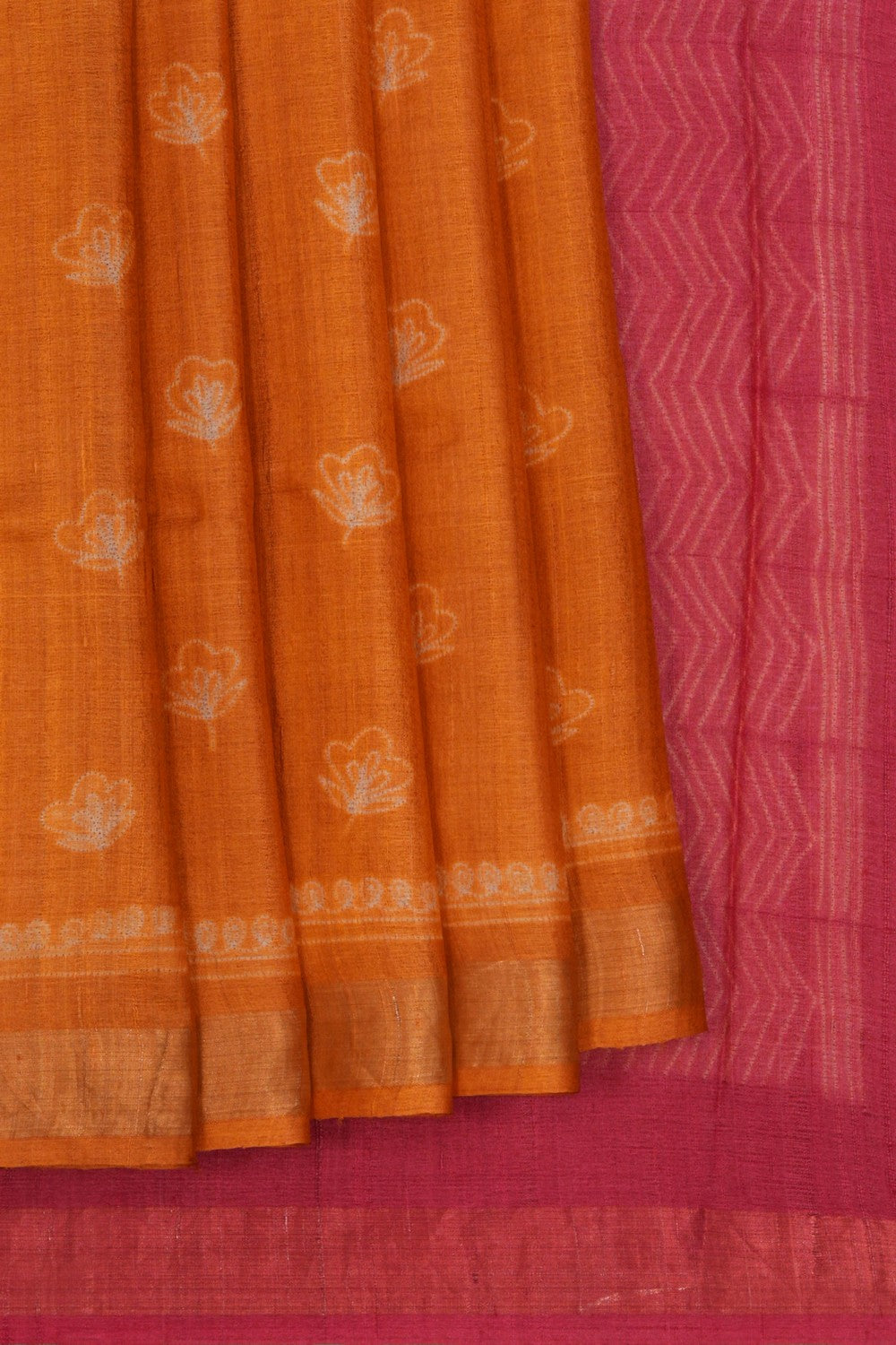 Image of Contemporary Charm Tussar Silk Saree