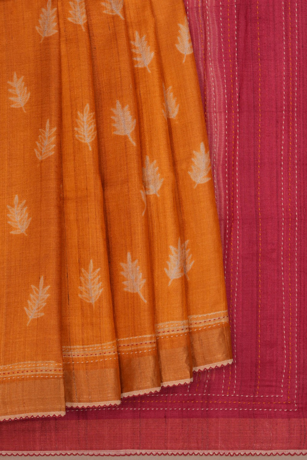 Image of Contemporary Charm Tussar Silk Saree