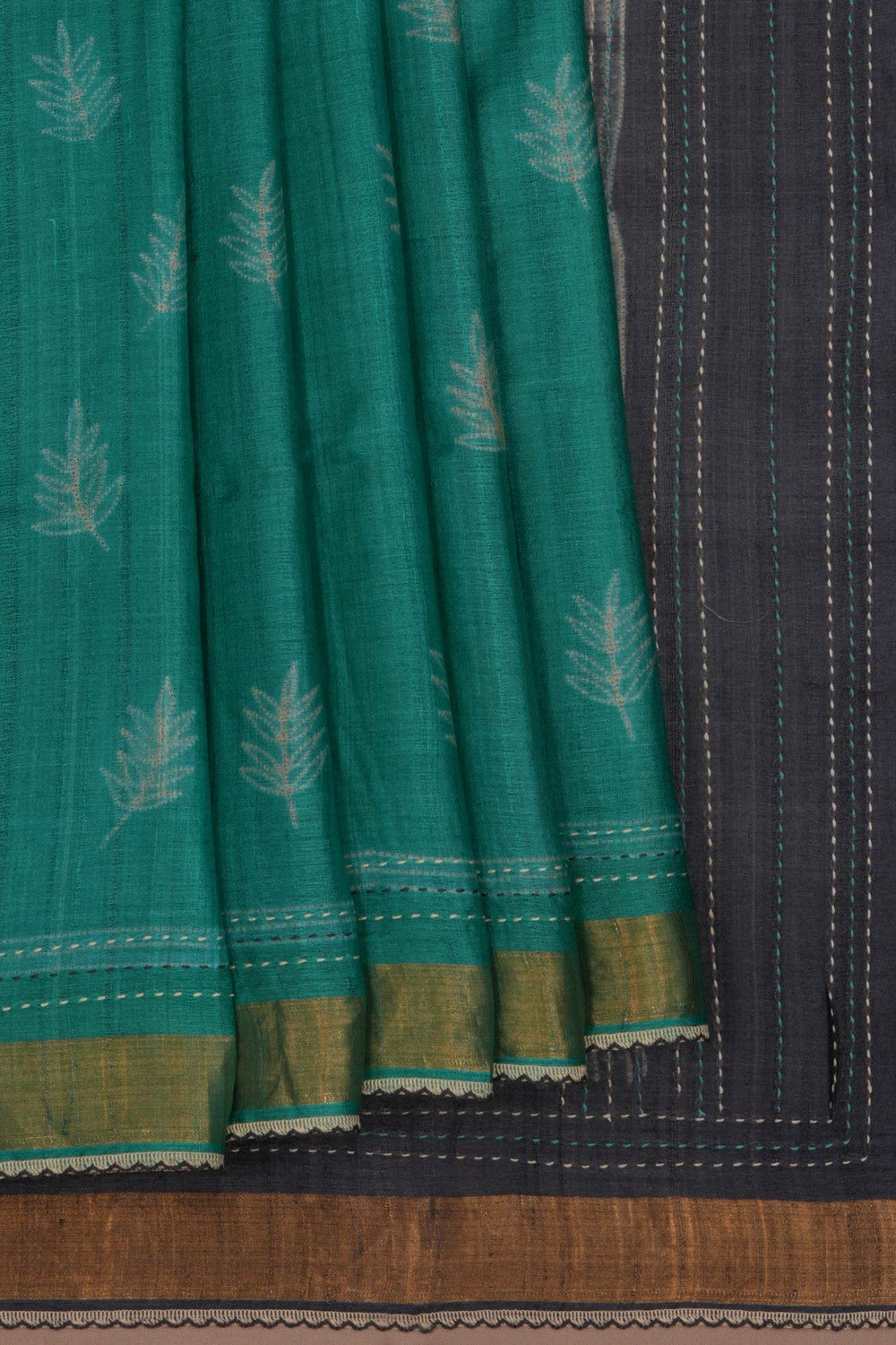 Image of Contemporary Charm Tussar Silk Saree
