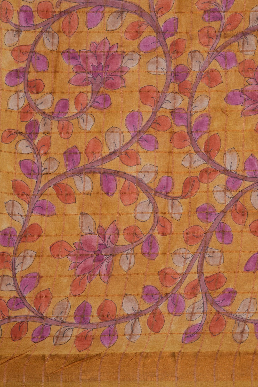 A Tussar Red Saree